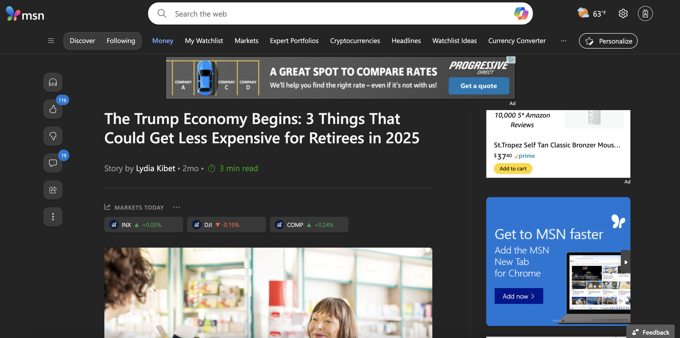 The Trump Economy Begins: 3 Things That Could Get Less Expensive for Retirees in 2025