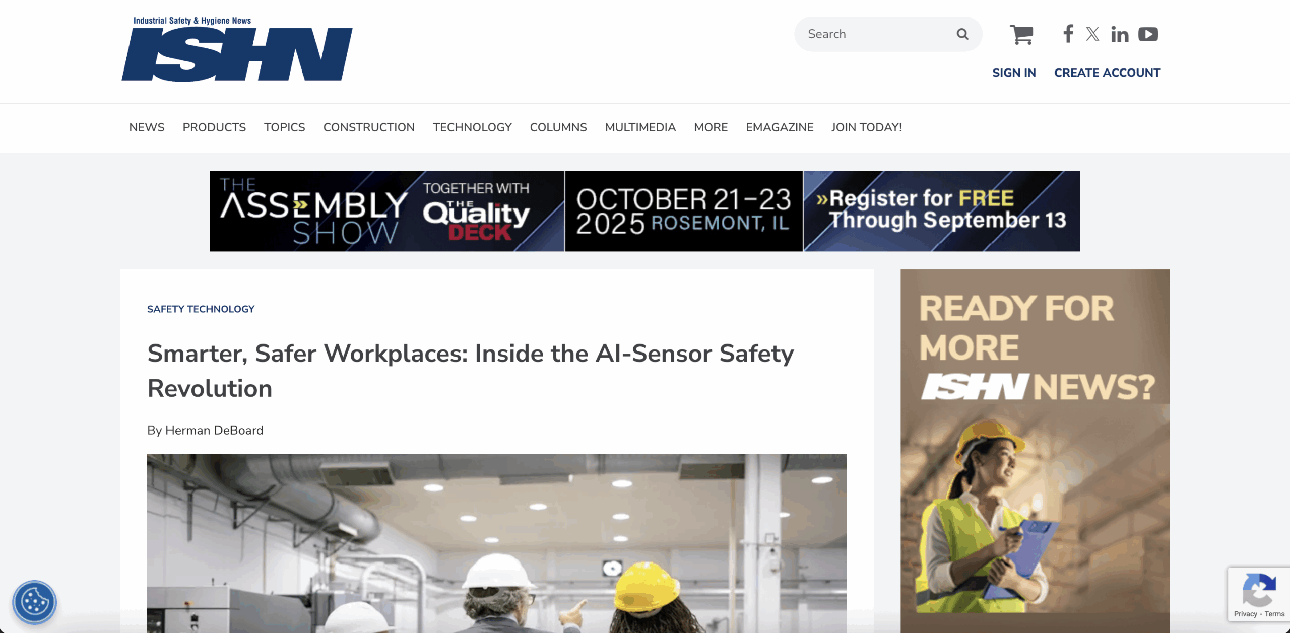 Smarter, Safer Workplaces: Inside the AI-Sensor Safety Revolution