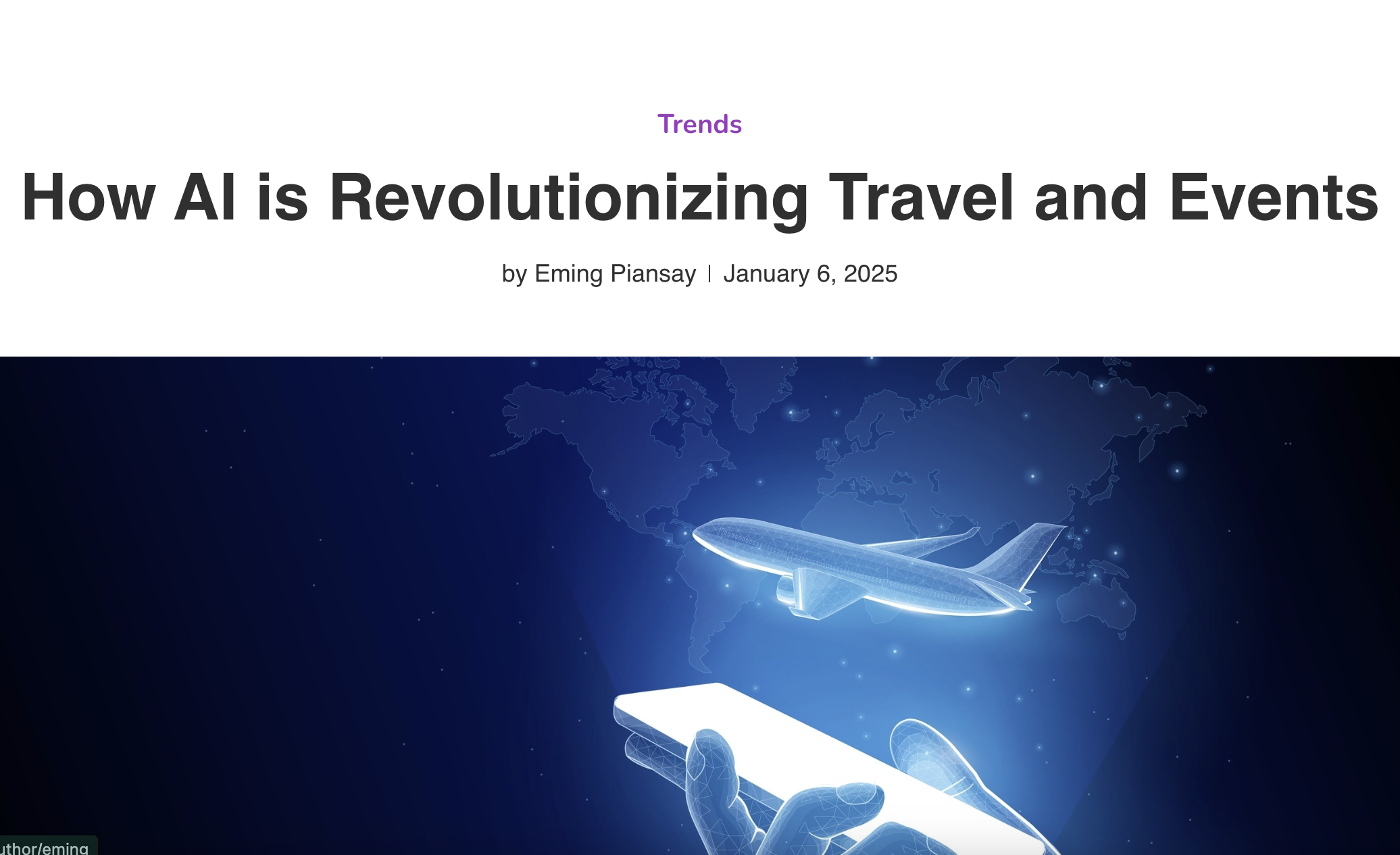 How AI is Revolutionizing Travel and Events