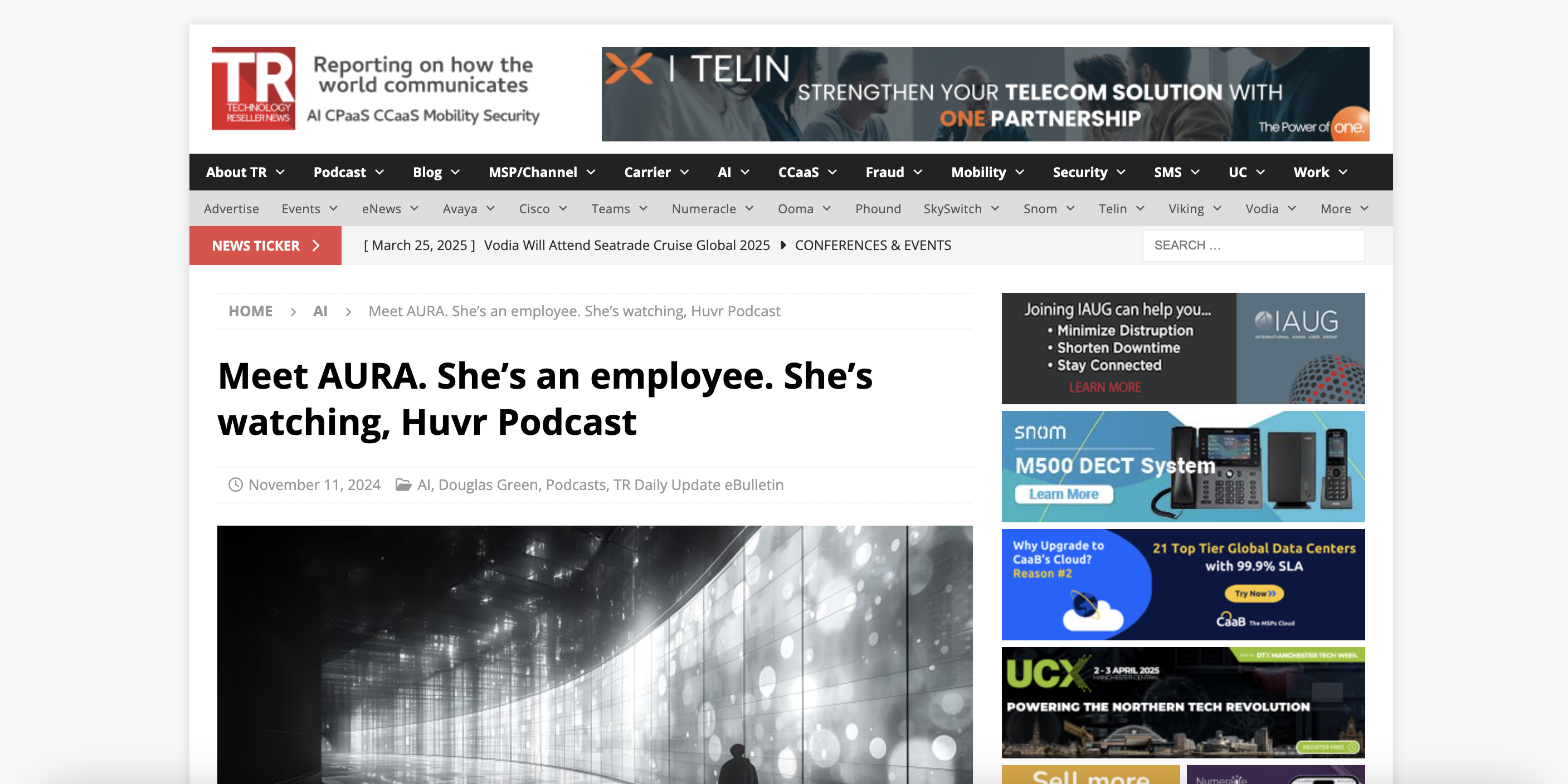 Meet AURA. She’s an employee. She’s watching, Huvr Podcast