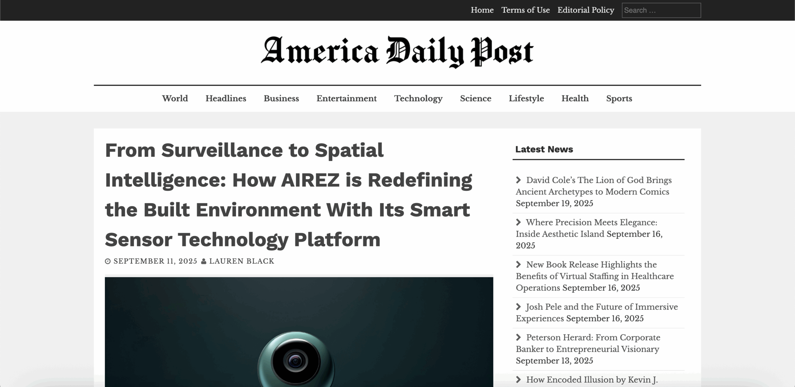 From Surveillance to Spatial Intelligence: How AIREZ is Redefining the Built Environment With Its Smart Sensor Technology Platform