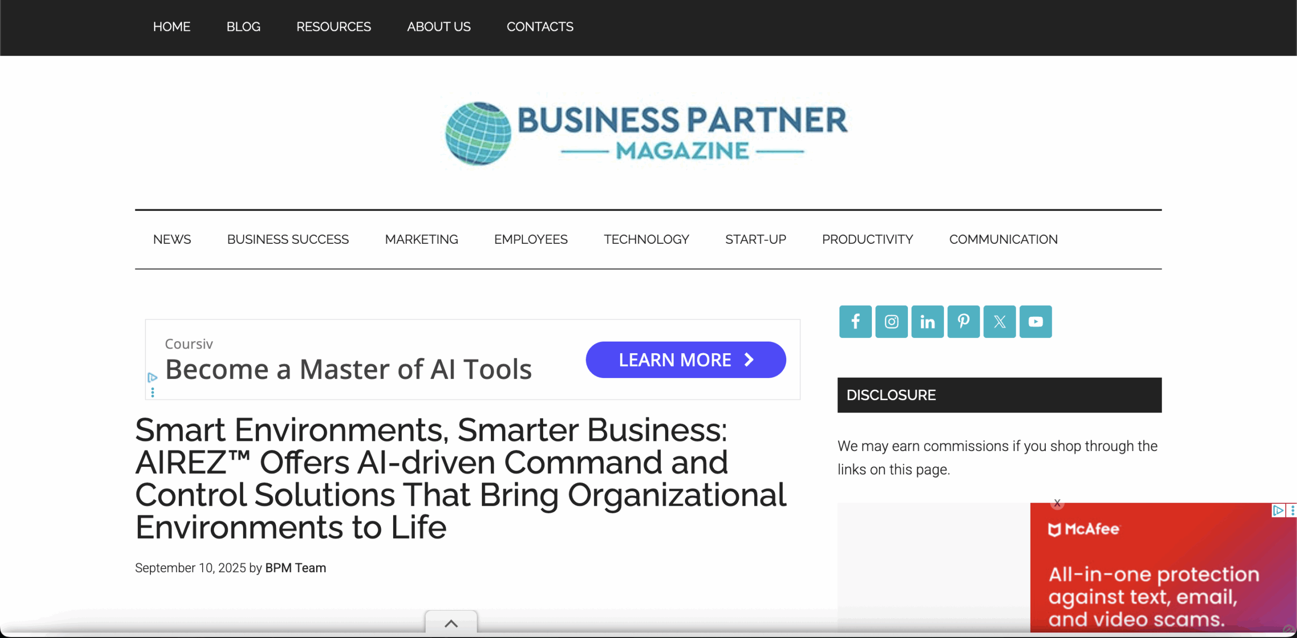 Smart Environments, Smarter Business: AIREZ™ Offers AI-driven Command and Control Solutions That Bring Organizational Environments to Life