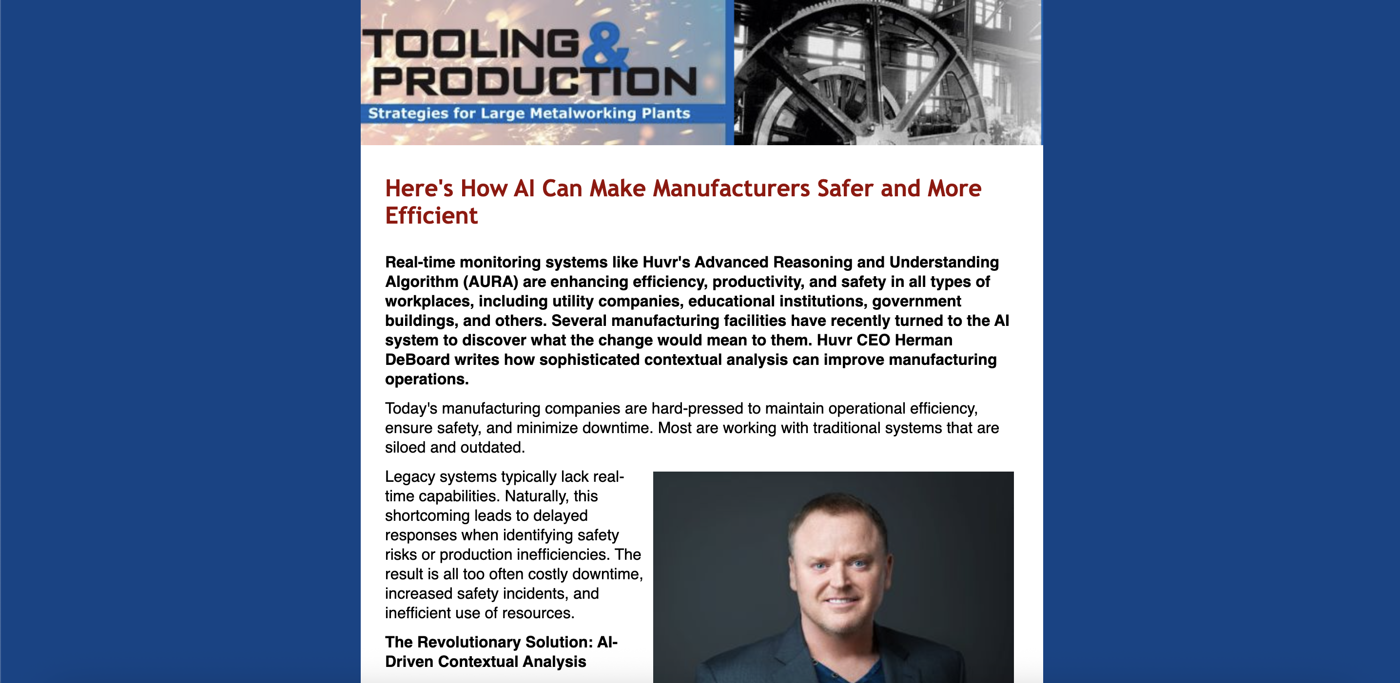 Here’s How AI Can Make Manufacturers Safer and More Efficient