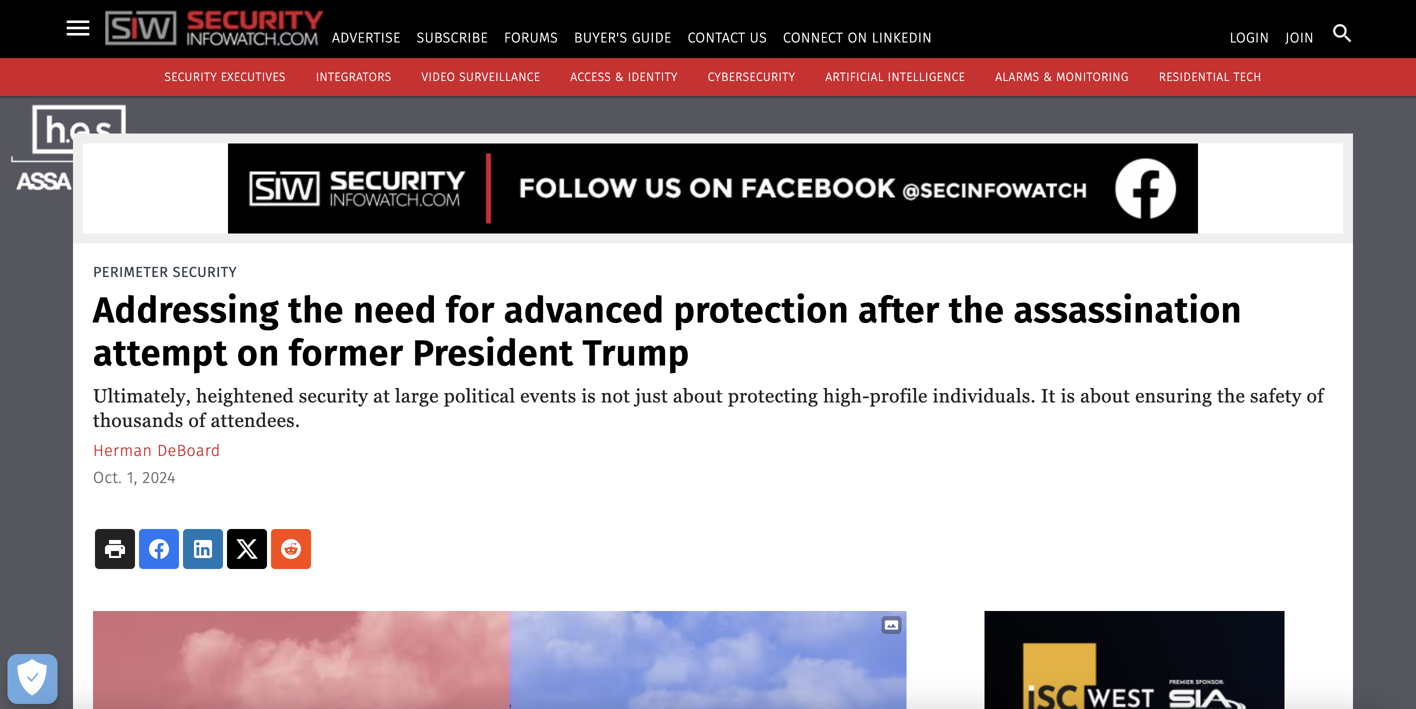 Addressing the need for advanced protection after the assassination attempt on former President Trump