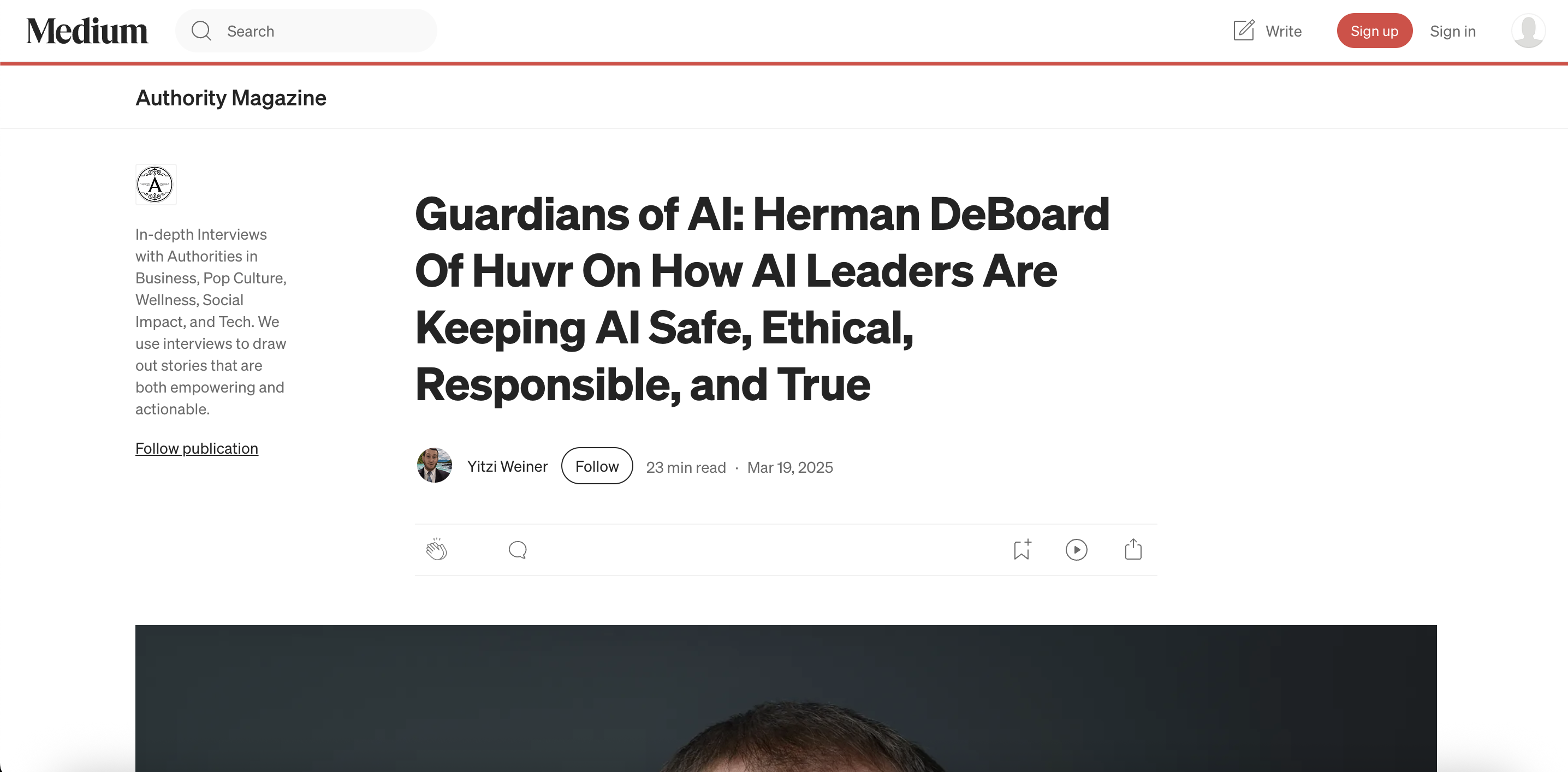 Guardians of AI: Herman DeBoard Of Huvr On How AI Leaders Are Keeping AI Safe, Ethical, Responsible, and True