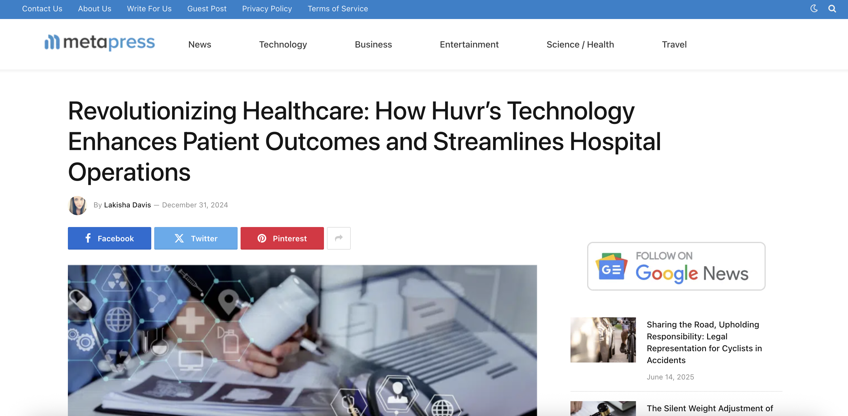 Revolutionizing Healthcare: How Huvr’s Technology Enhances Patient Outcomes and Streamlines Hospital Operations