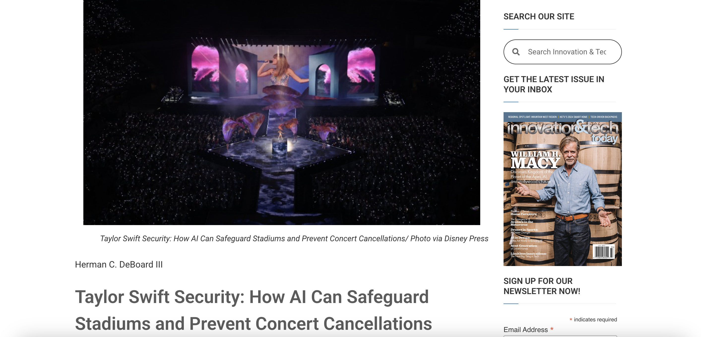 Taylor Swift Security: How AI Can Safeguard Stadiums and Prevent Concert Cancellations