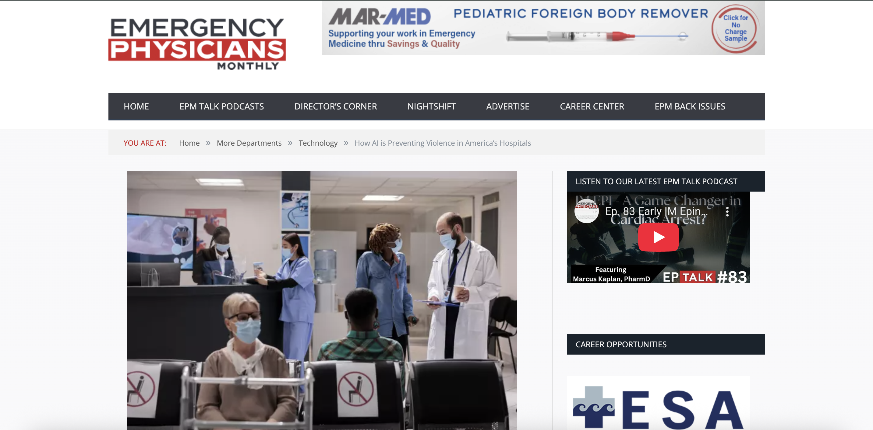 How AI is Preventing Violence in America’s Hospitals